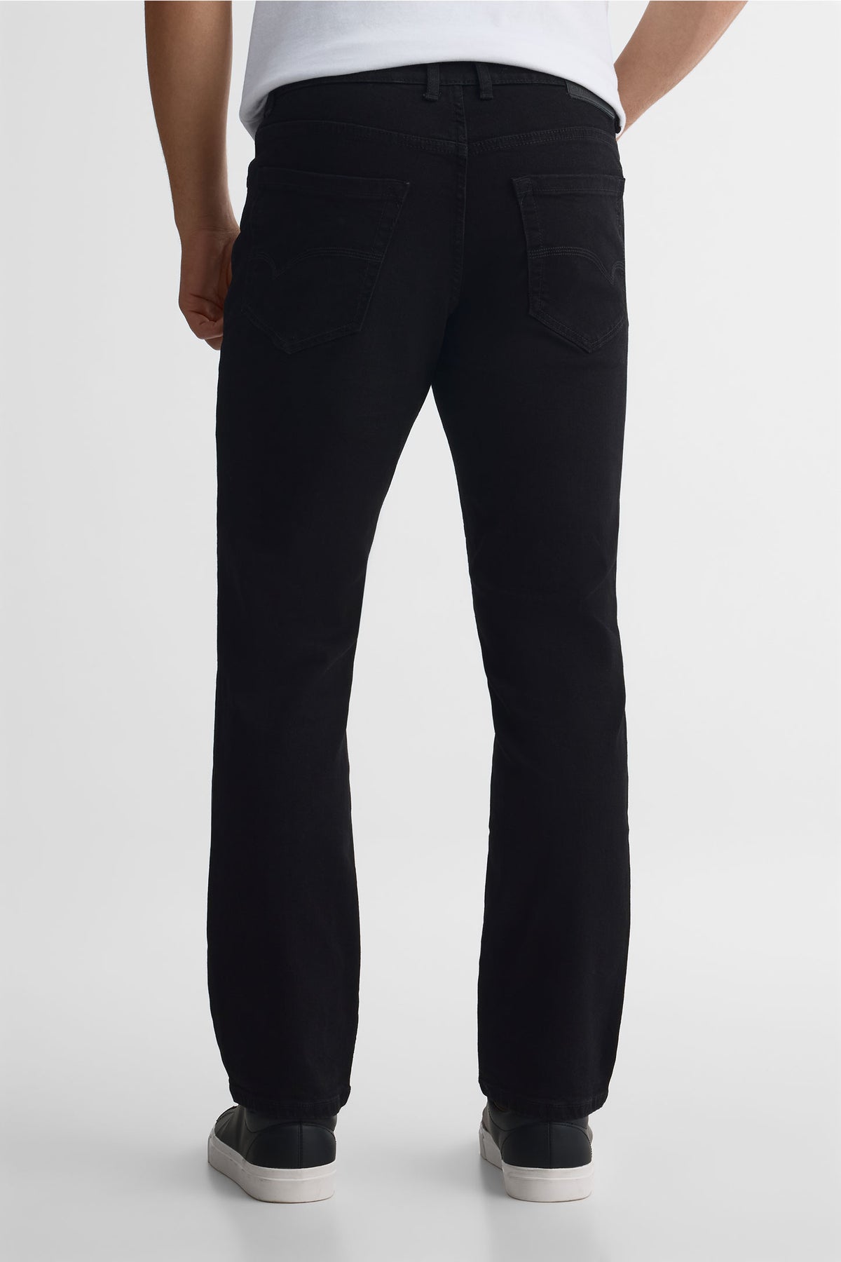 Jeans jambe droite - Homme && NOIR
