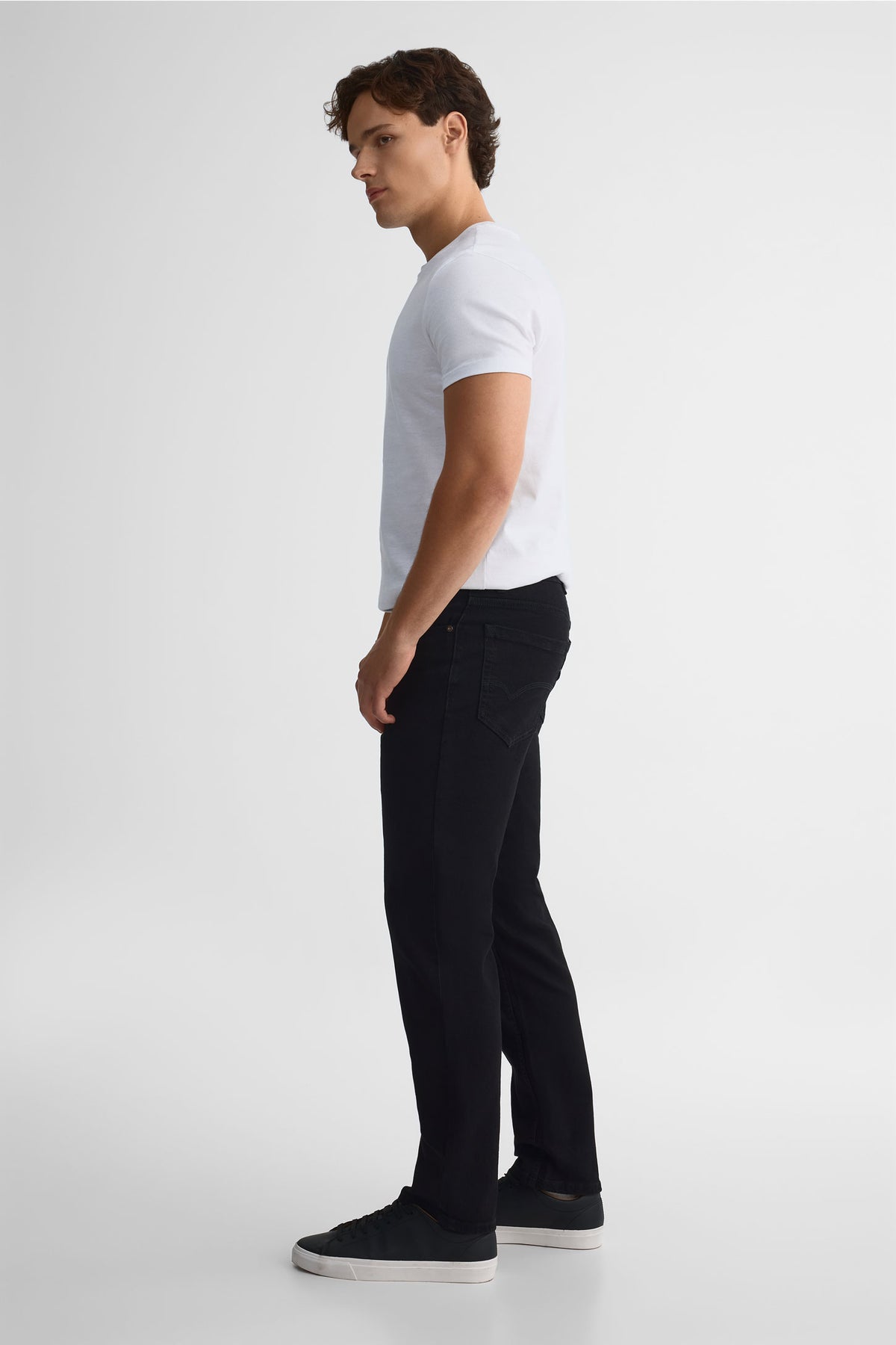 Jeans jambe droite - Homme && NOIR