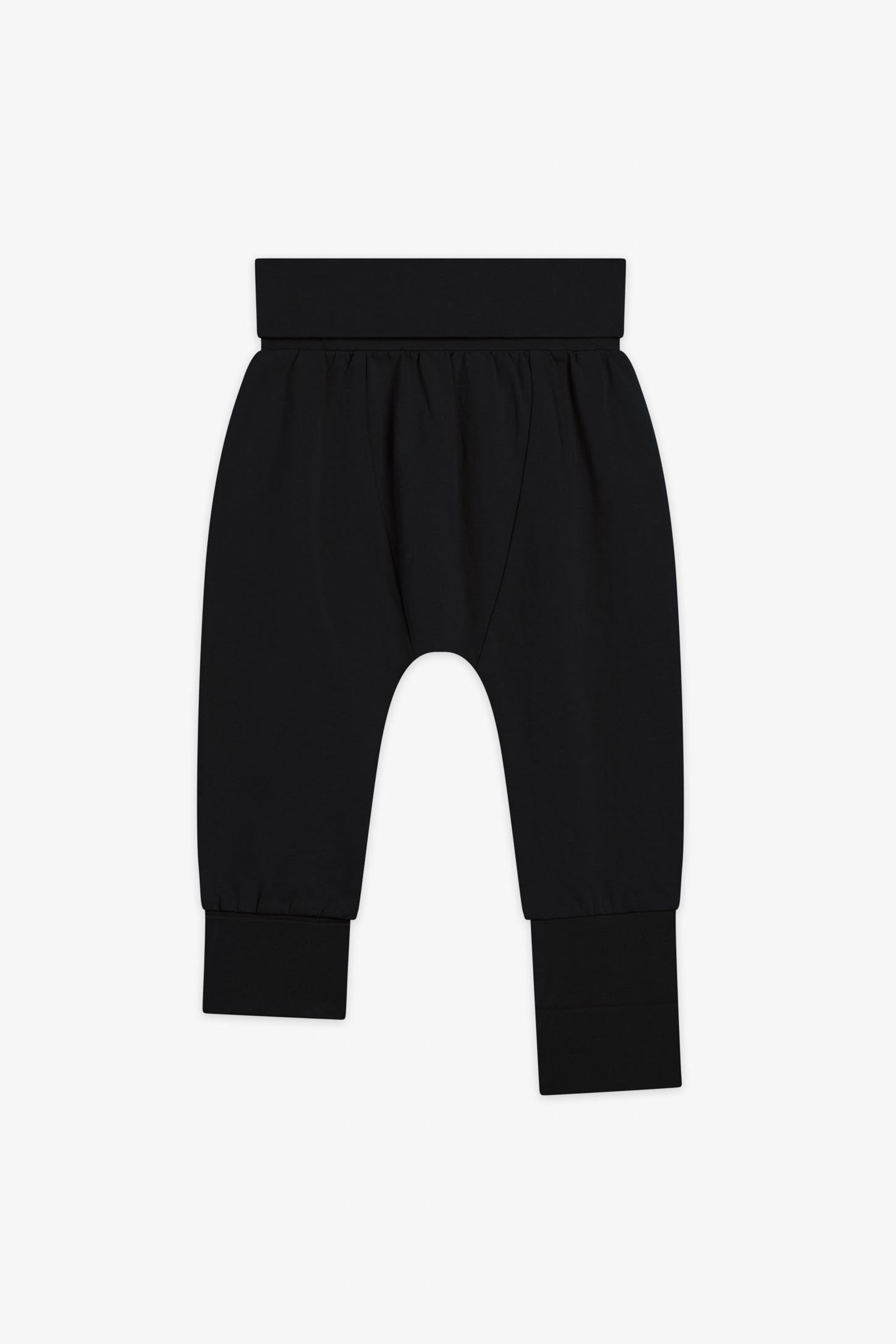 Legging évolutif coton - Bébé garçon && NOIR