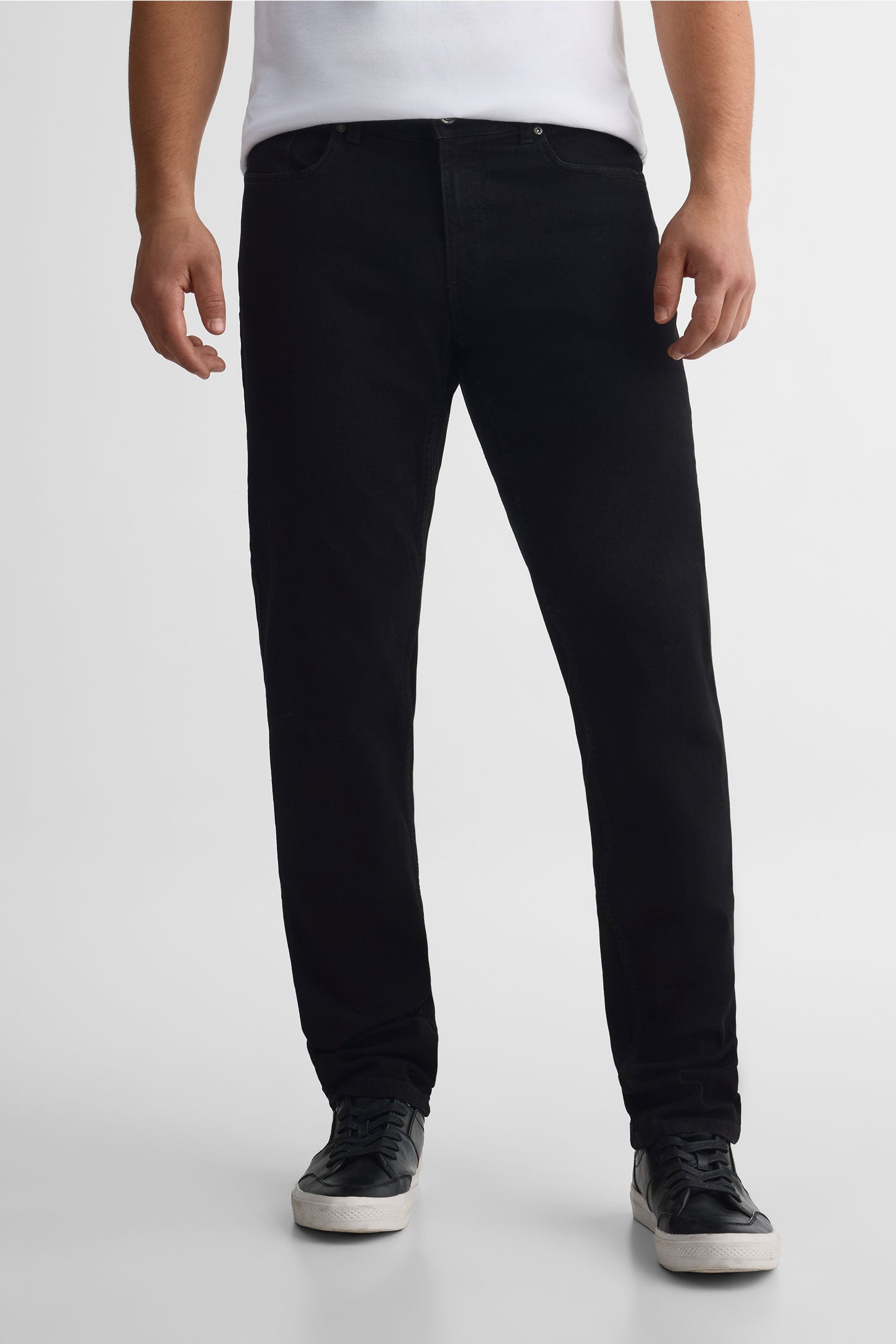 Jeans jambe droite - Homme && NOIR