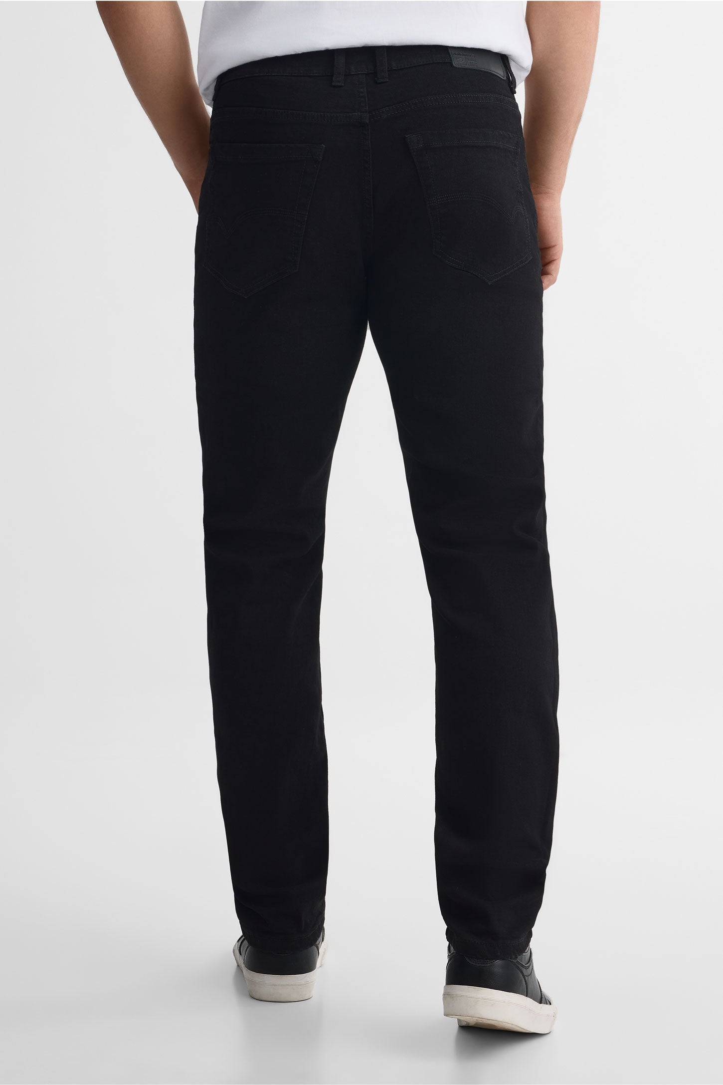 Jeans jambe droite - Homme && NOIR