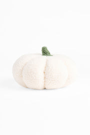 Coussin citrouille en peluche - Maison && BLANC CASSÉ
