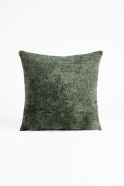Coussin texturé 18x18 && VERT FORET