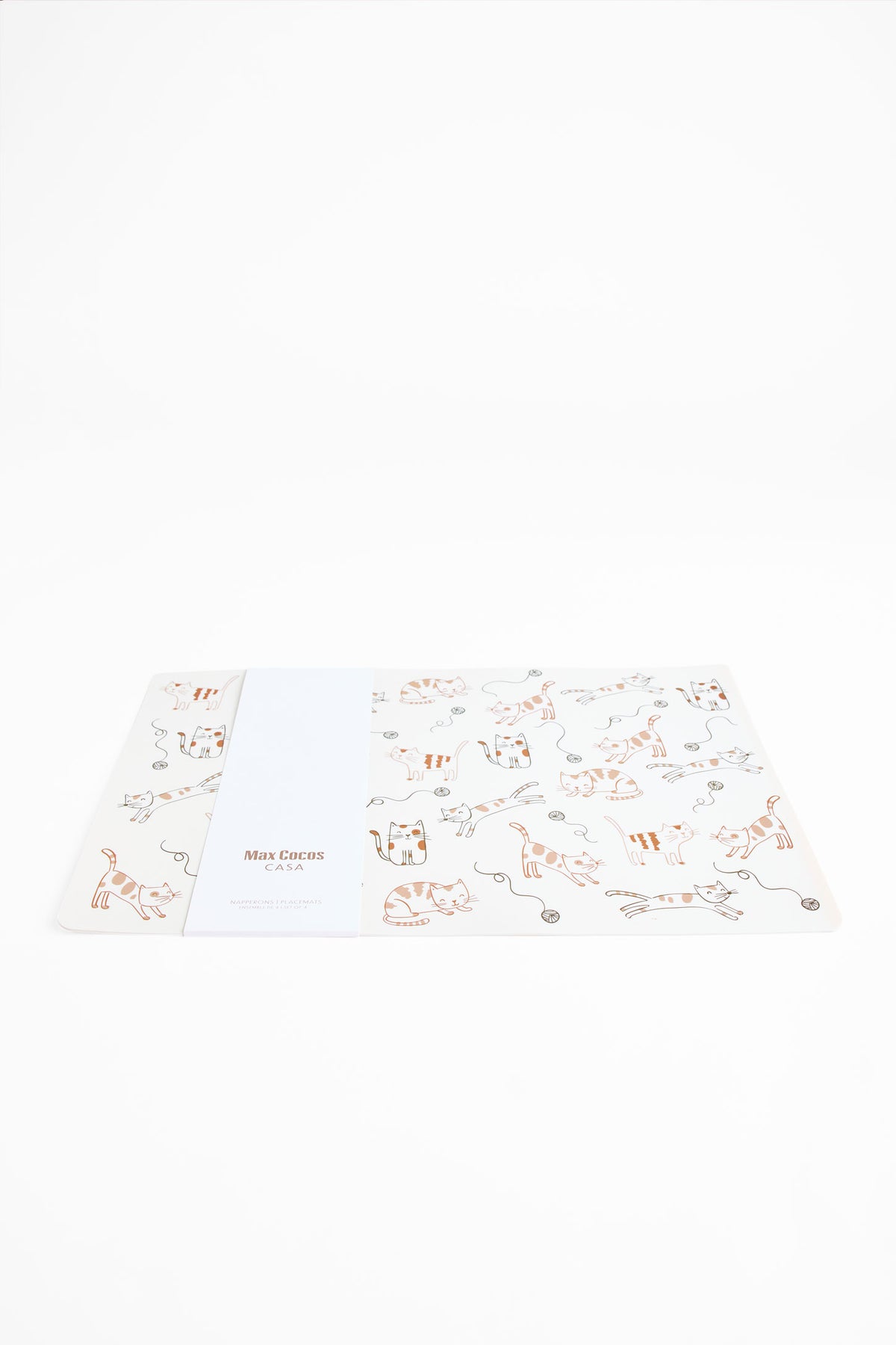 Plastic placemat 12x18 && BLANC CASSÉ