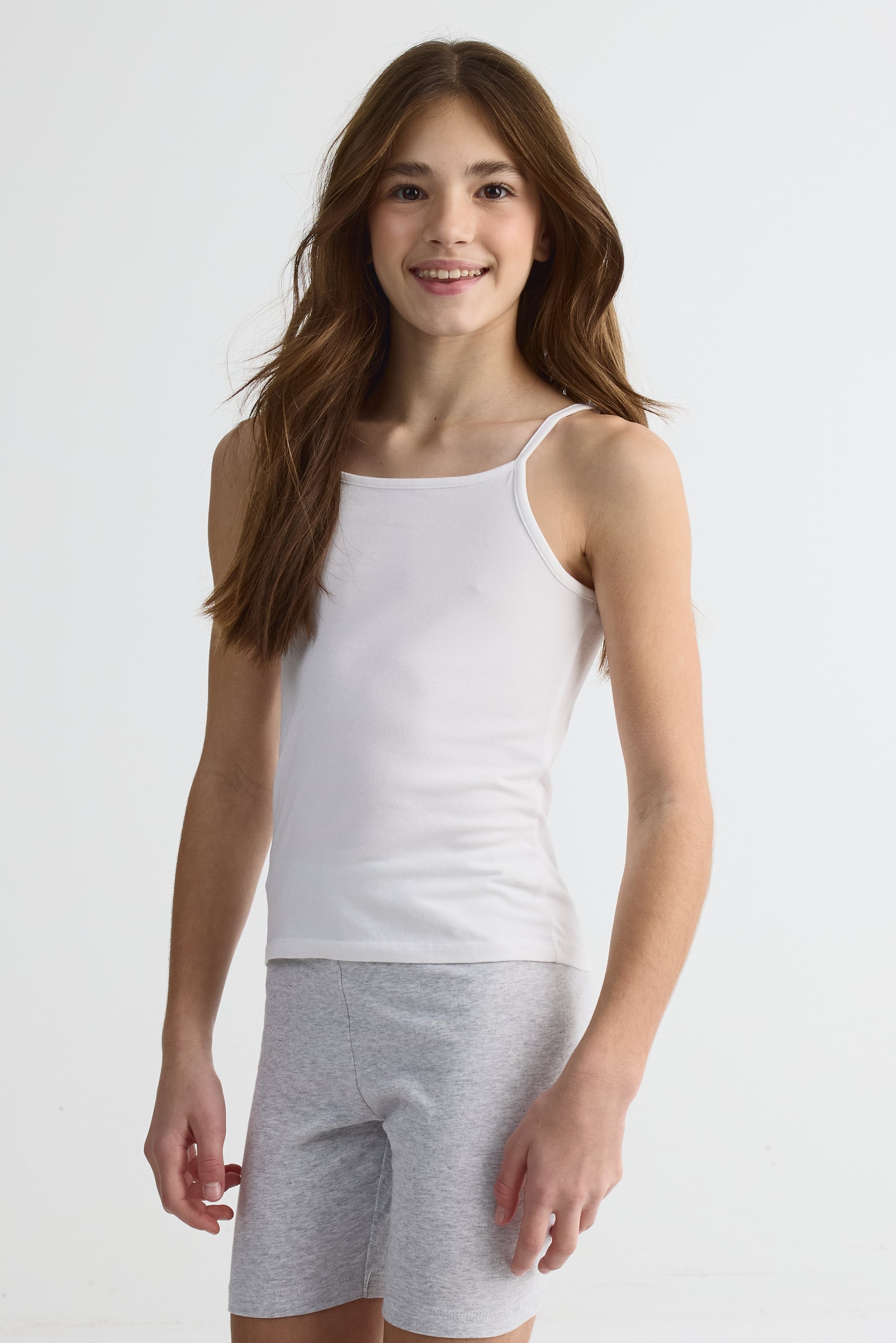 Pack de 2 camisoles ajustables – Femme && BLANC