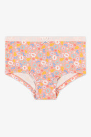 Culotte garçonne couvrante confortable - Enfant fille && ROSE MULTI