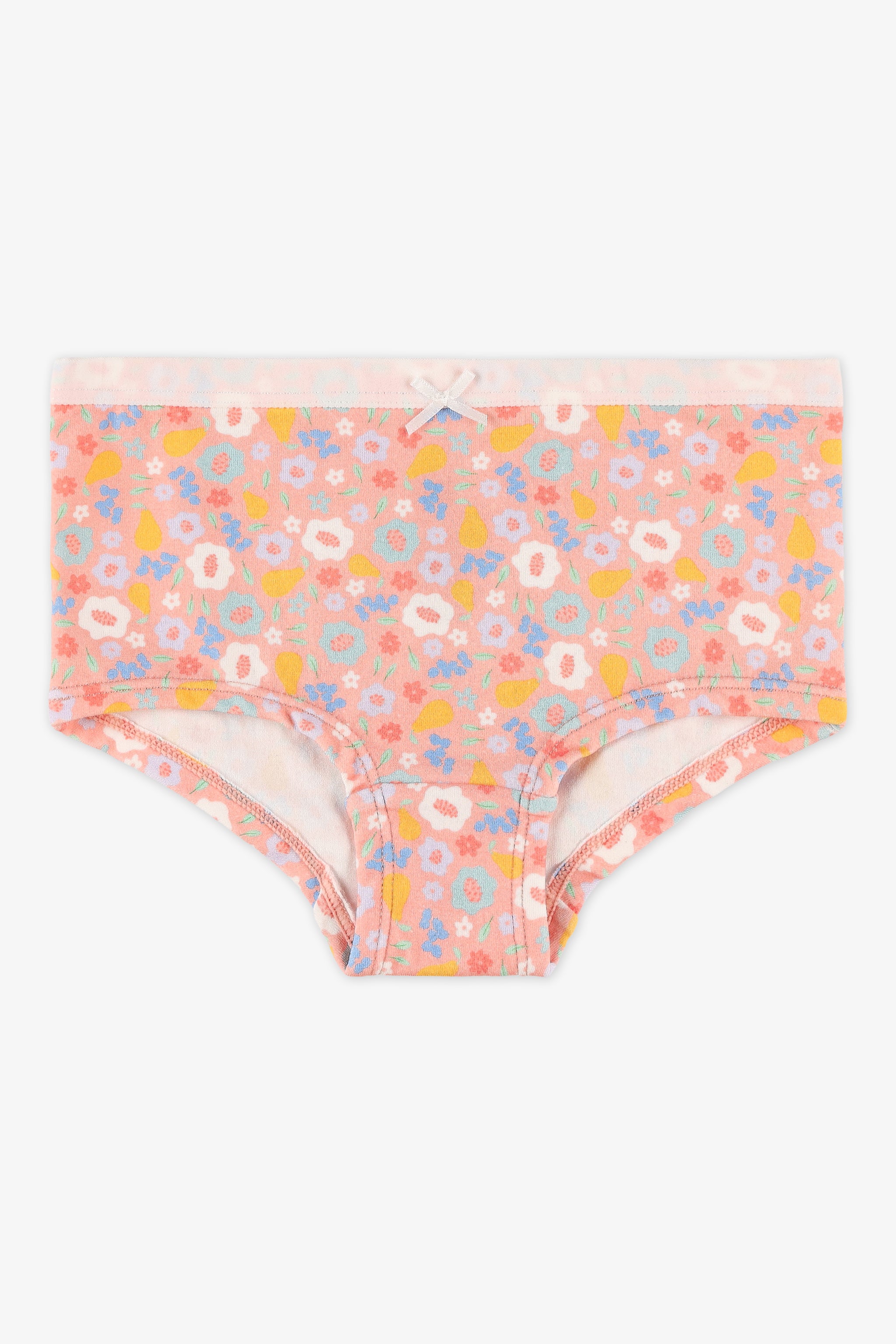 Culotte garçonne couvrante confortable - Enfant fille && ROSE MULTI