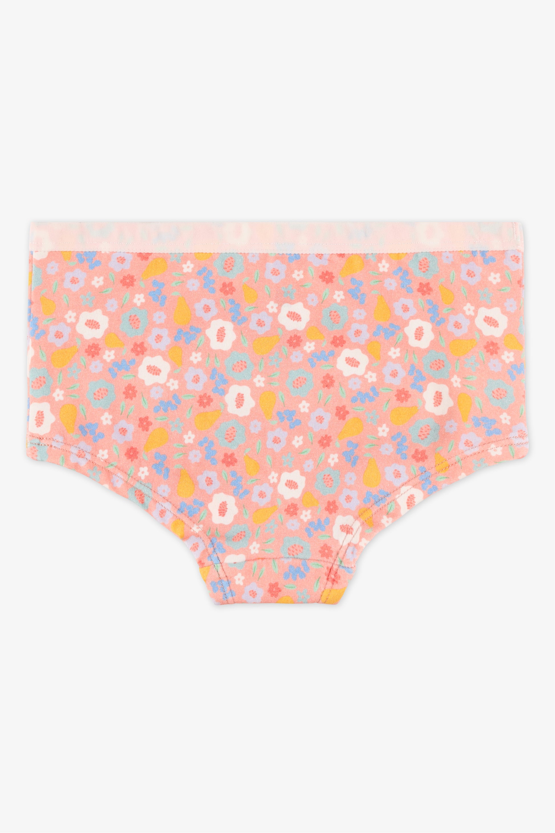 Culotte garçonne couvrante confortable - Enfant fille && ROSE MULTI