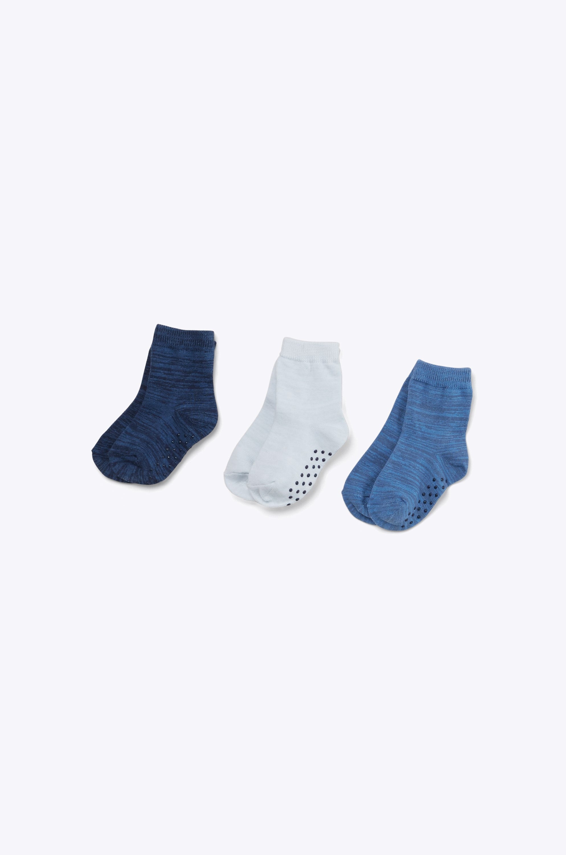 Lot de 3 paires de chaussettes - Bébé && BLEU