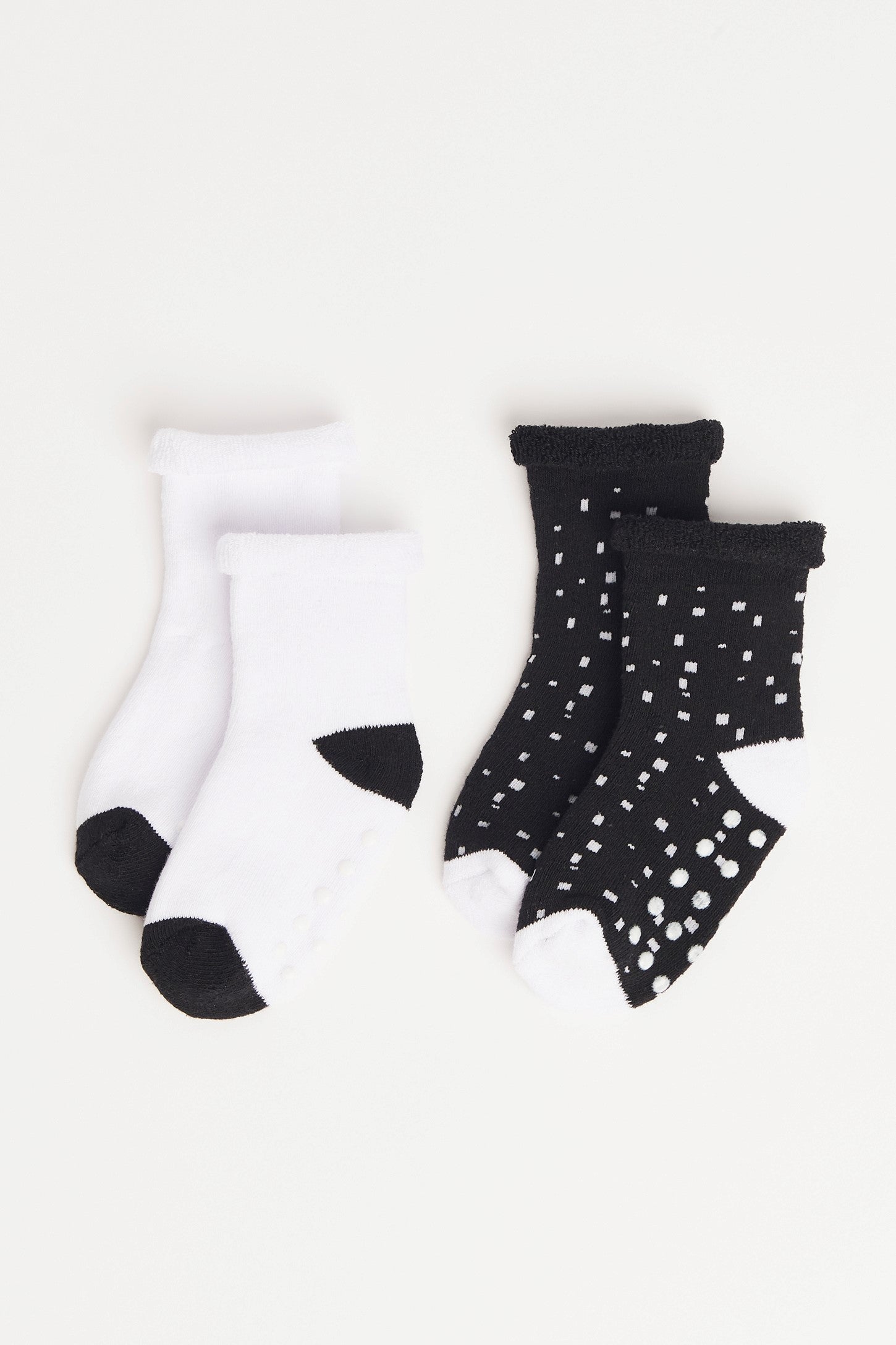 Lot de 2 paires de chaussettes - Bébé && NOIR