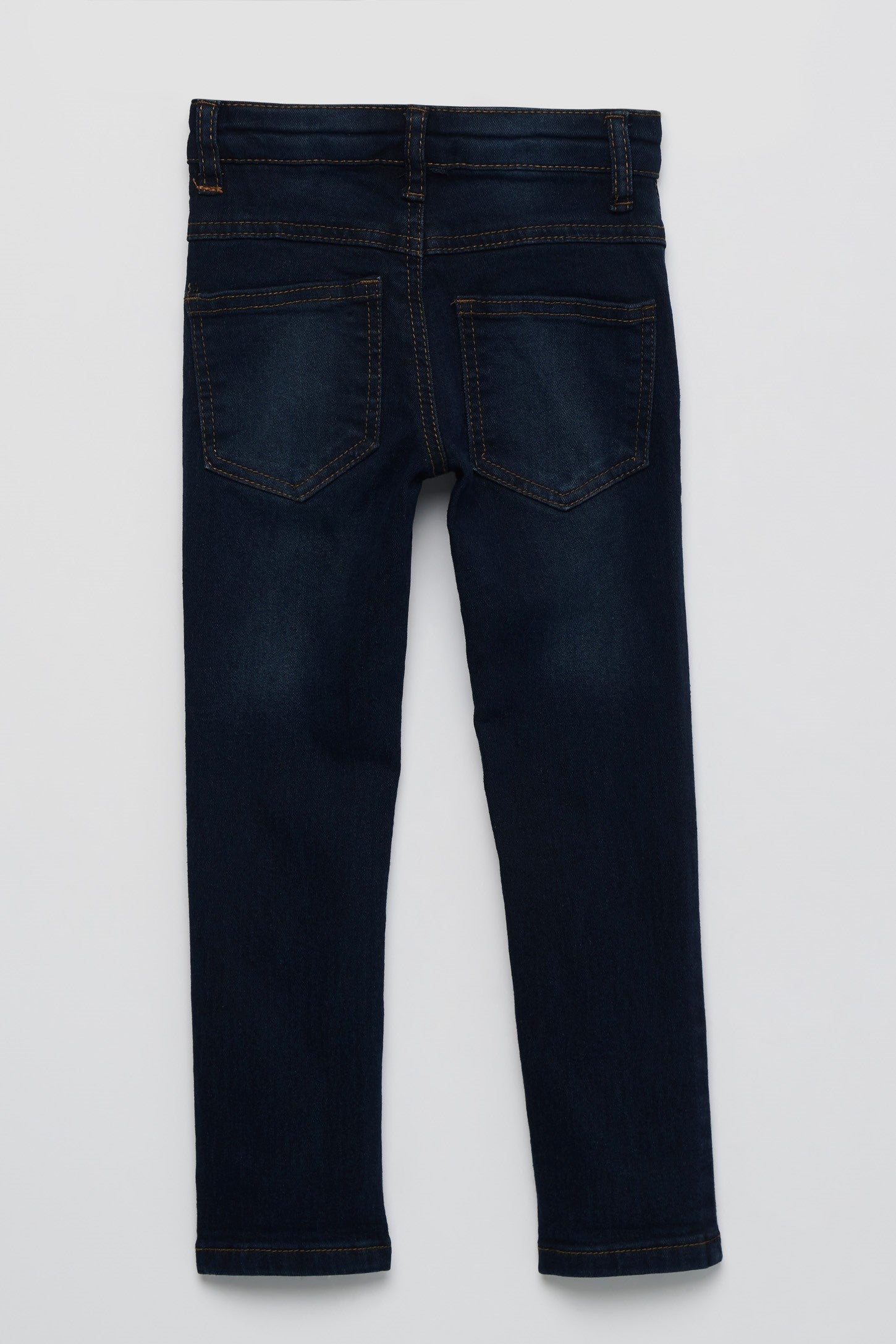 Jeans ajusté - Enfant garçon && BLEU FONCE