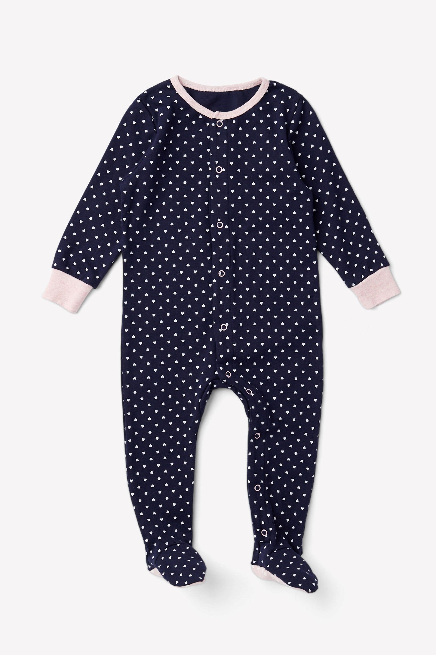 Pyjama à pattes - Bébé fille && MARIN