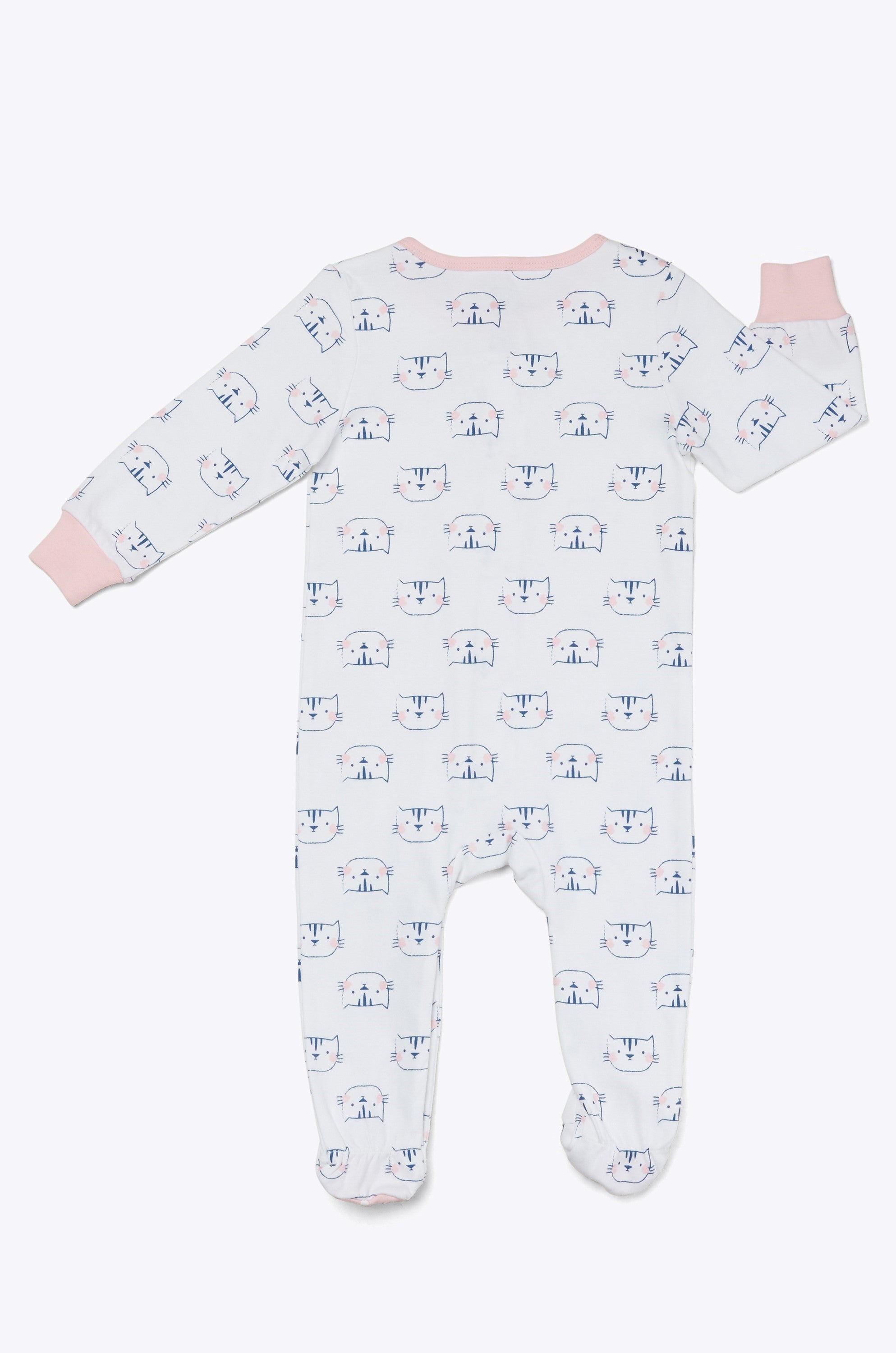 Pyjama à pattes - Bébé fille && BLANC MULTI