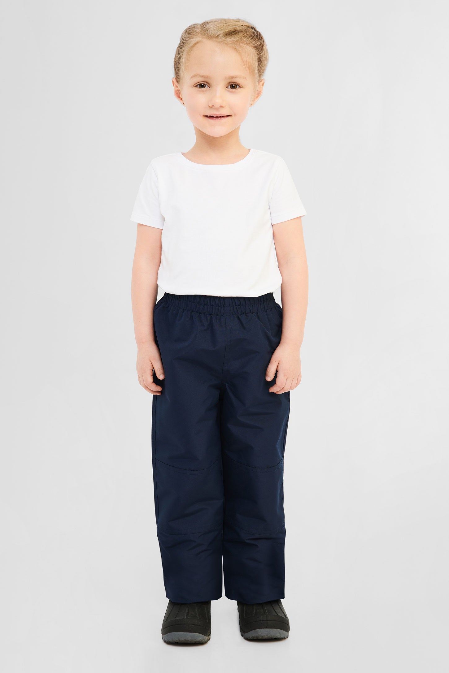 Pantalon d'extérieur doublé en polar - Enfant && MARIN
