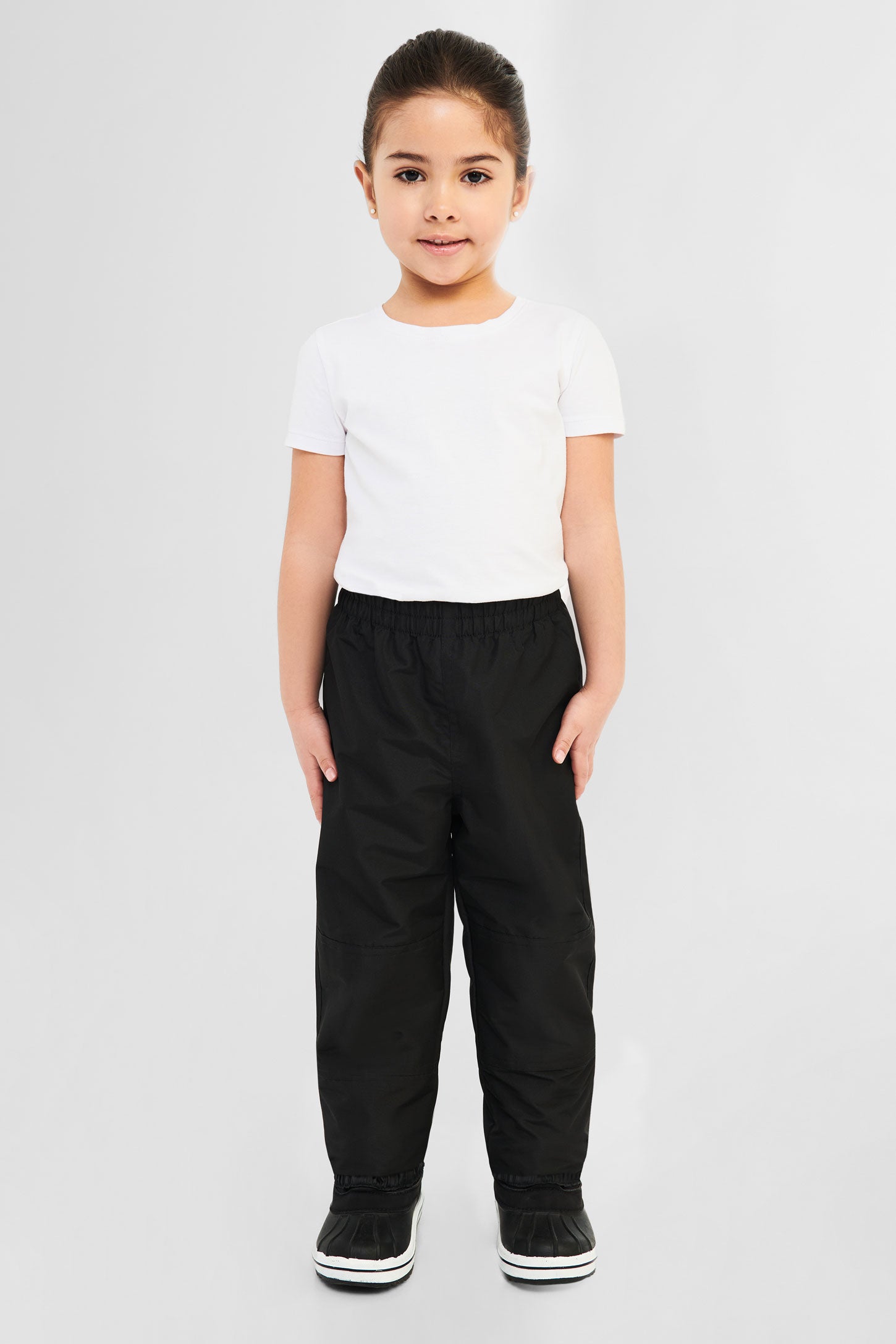 Pantalon d'extérieur doublé en polar - Enfant && NOIR