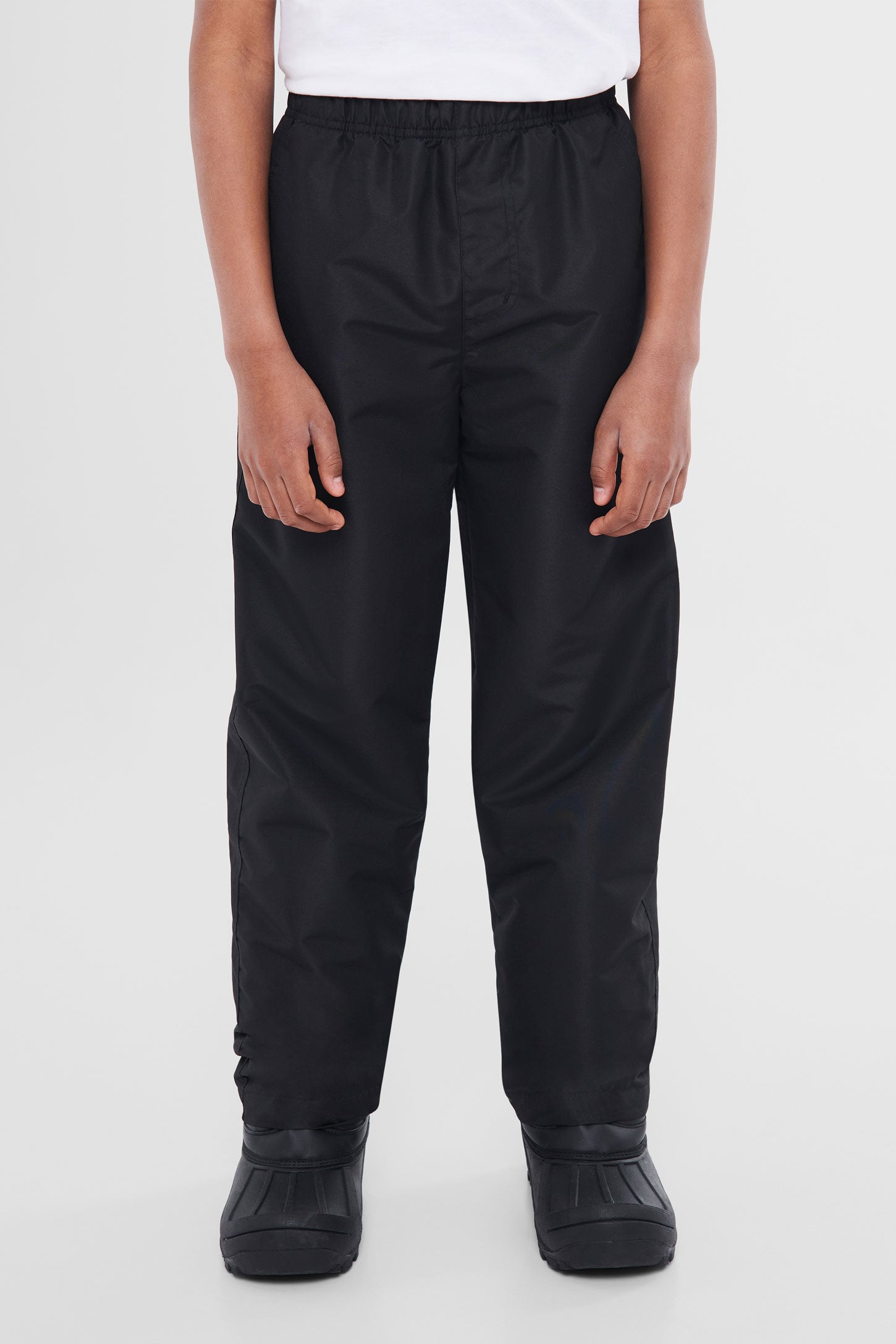 Pantalon d'extérieur doublé en polar - Ado garçon && NOIR