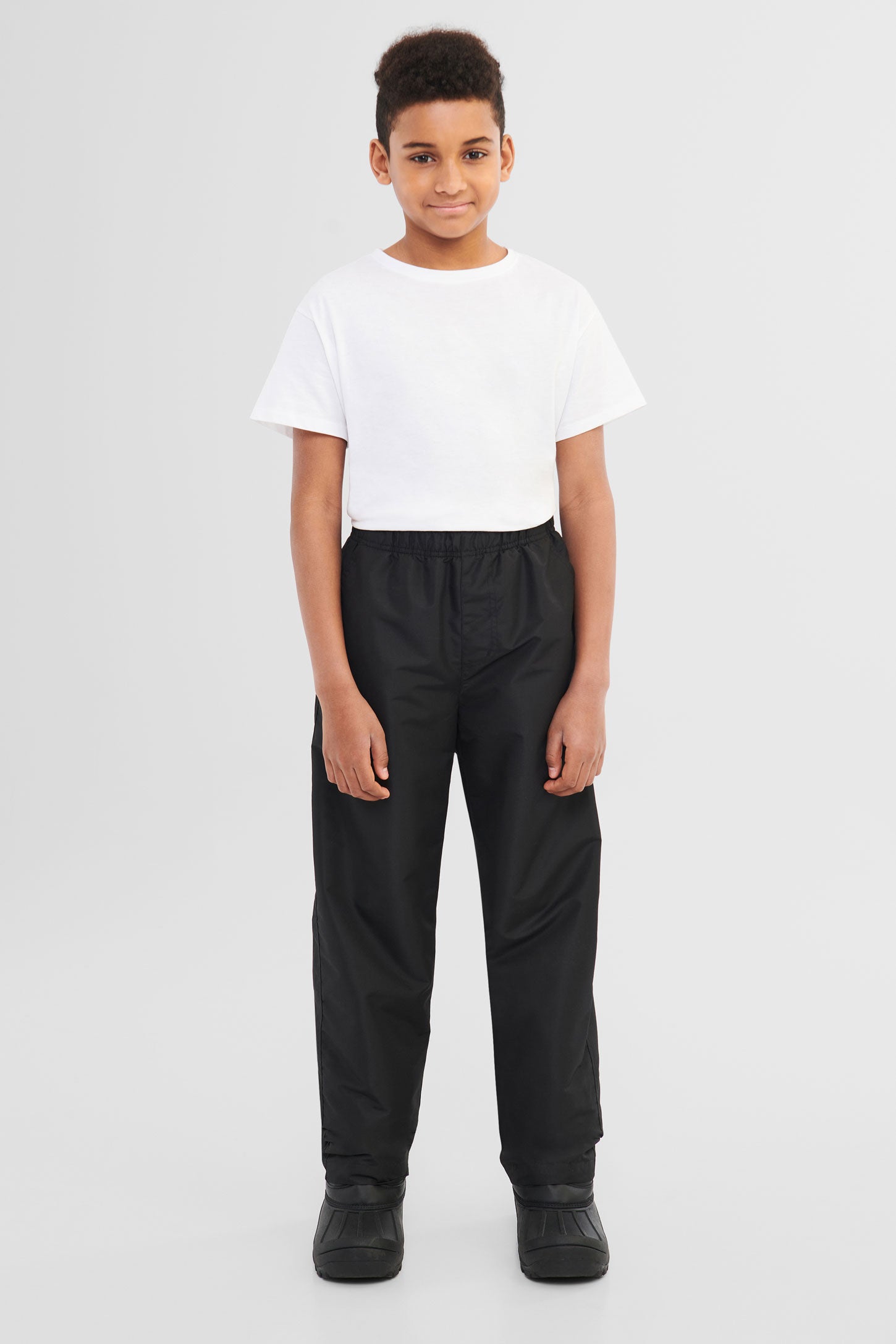 Pantalon d'extérieur doublé en polar - Ado garçon && NOIR