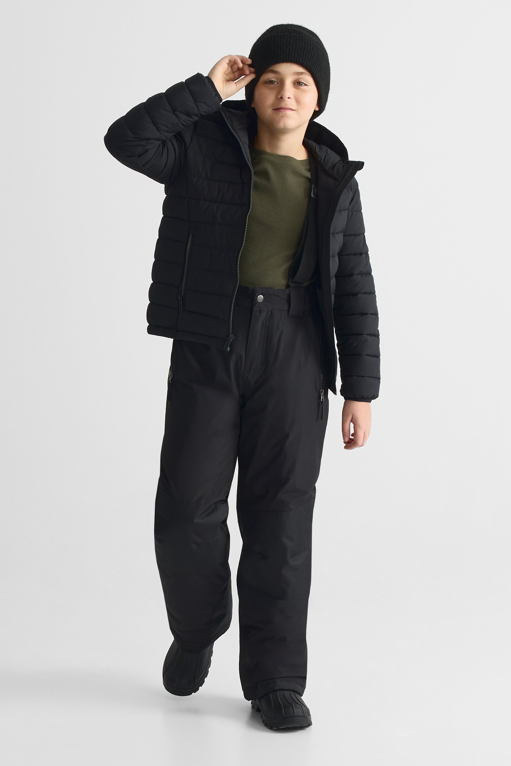 Pantalon de neige - Ado garçon && NOIR