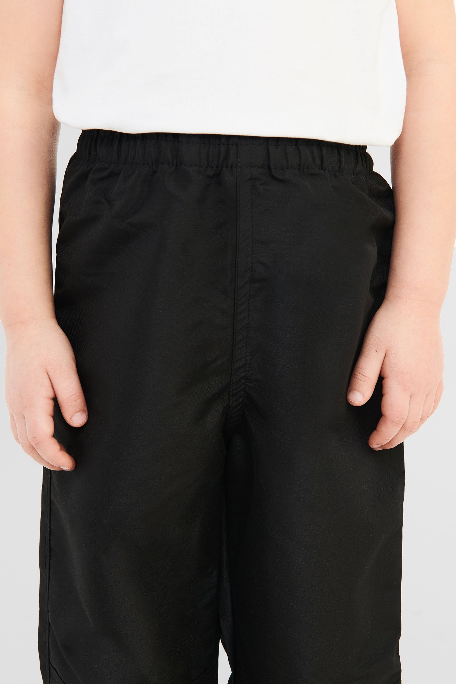 Pantalon d'extérieur mi-saison - Enfant garçon && NOIR