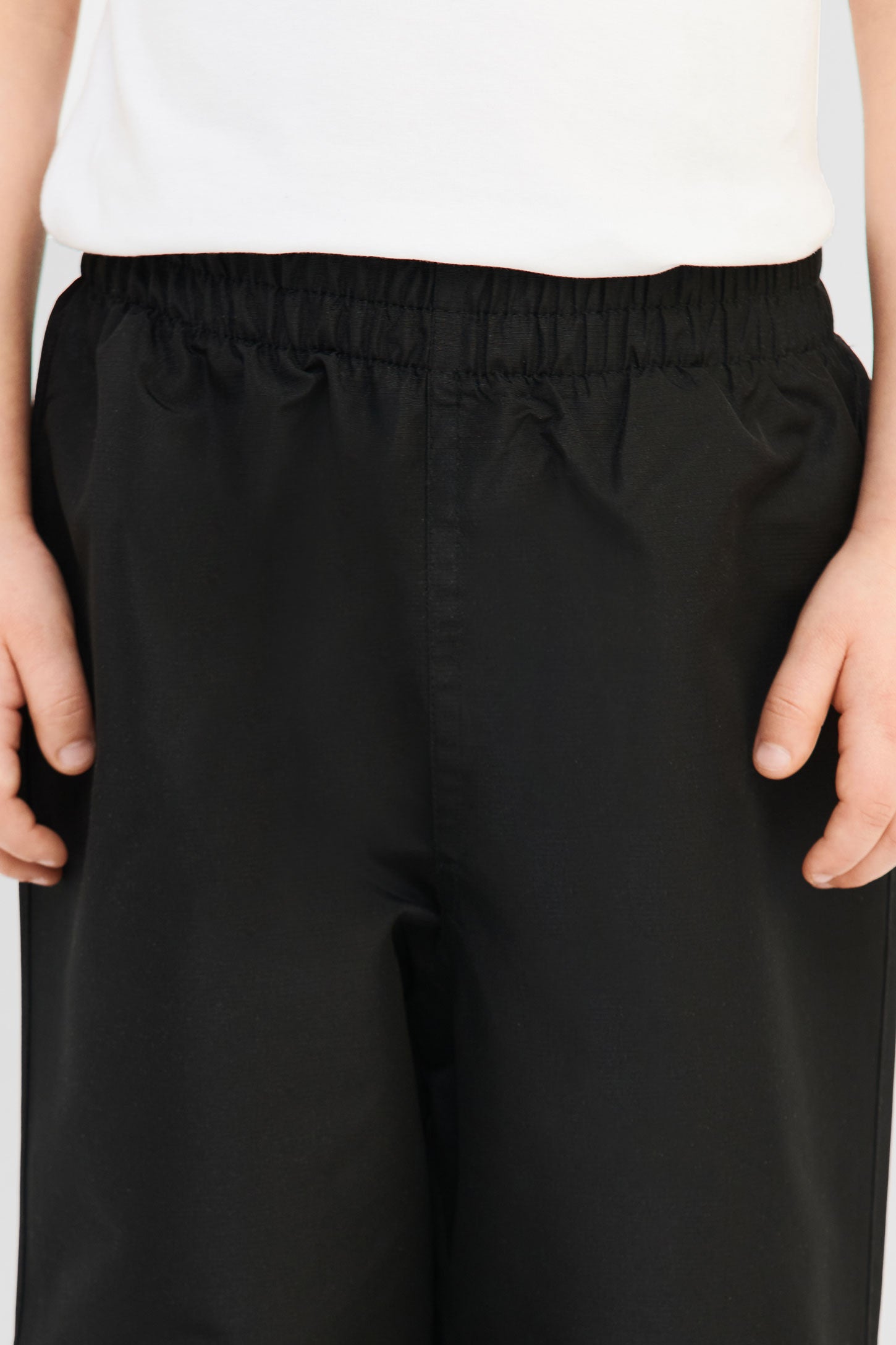 Pantalon Habillé Garçon 10 Ans – Preworn, Rayures Noires, Taille Régulière