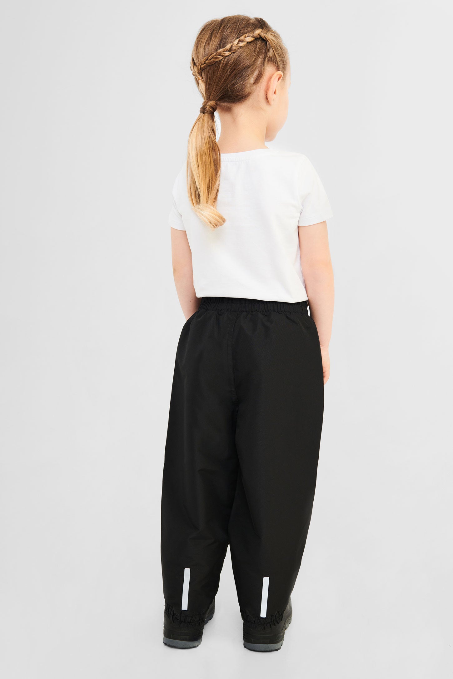 Pantalon d’extérieur mi-saison en nylon - Enfant && NOIR