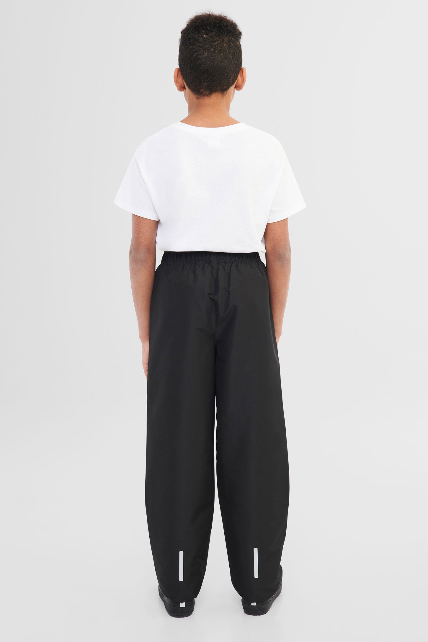Pantalon d’extérieur mi-saison en nylon - Ado garçon && NOIR