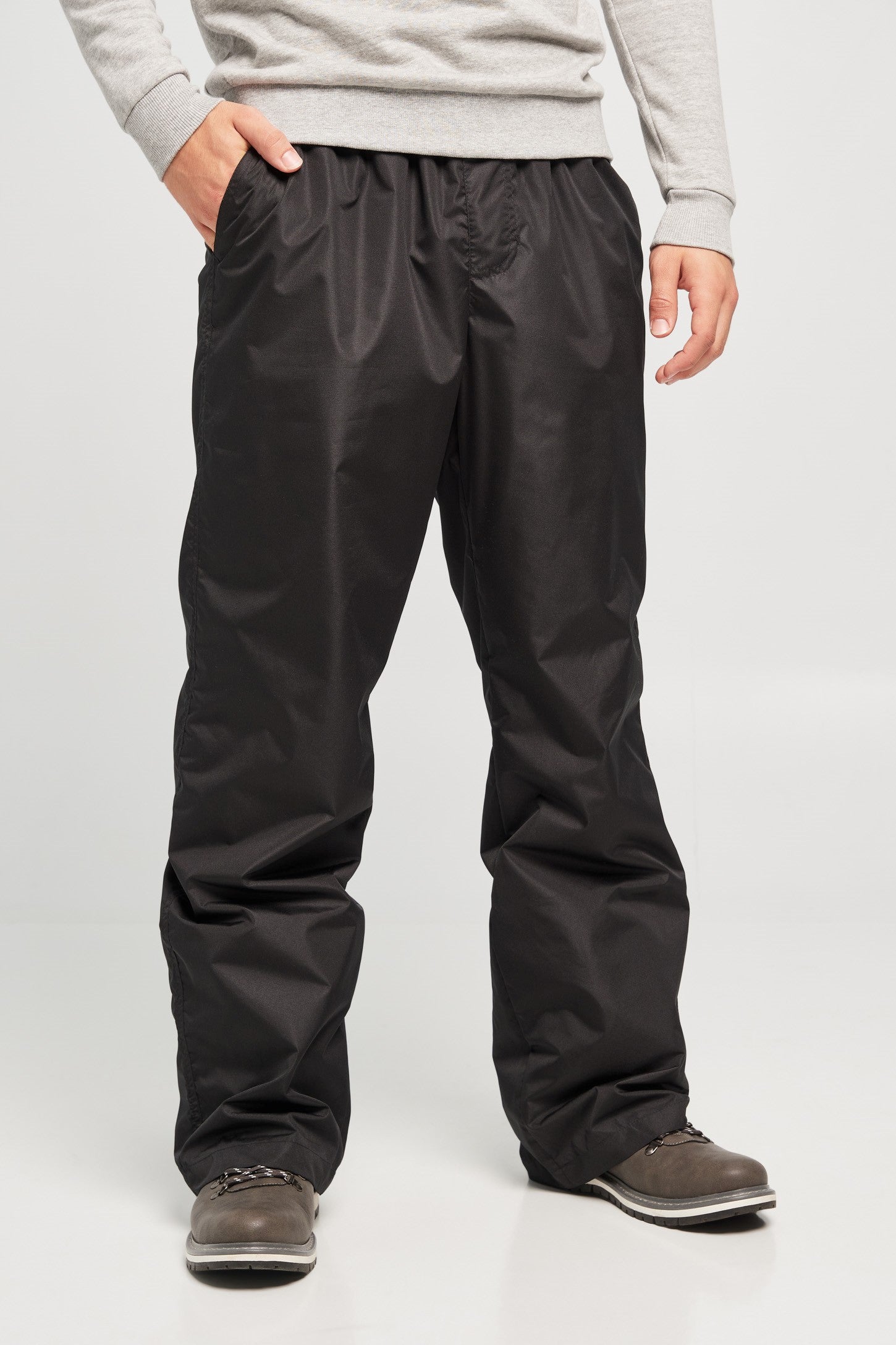 Pantalon d’extérieur mi-saison en nylon - Homme && NOIR