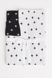 Couverture en tricot - Bébé && BLANC