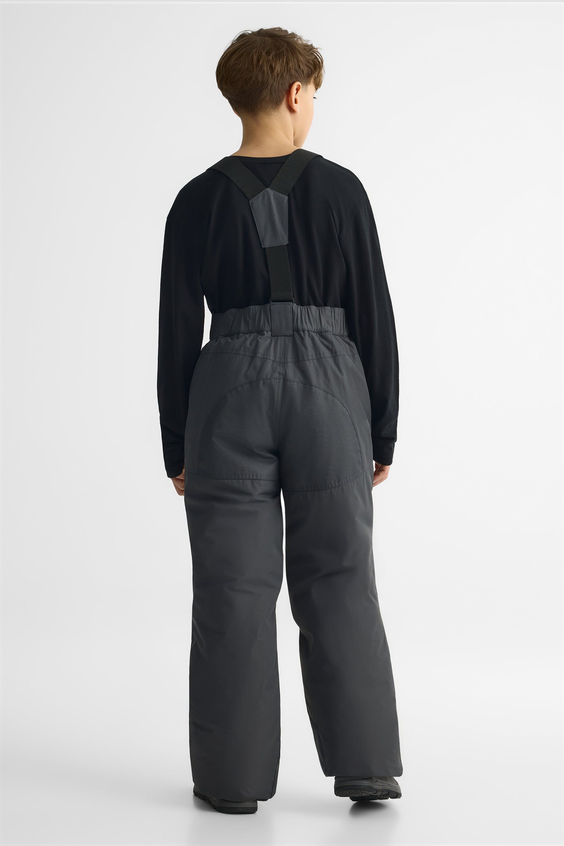 Salopette d'hiver isolée grise - Ado garçon && GRIS FONCE