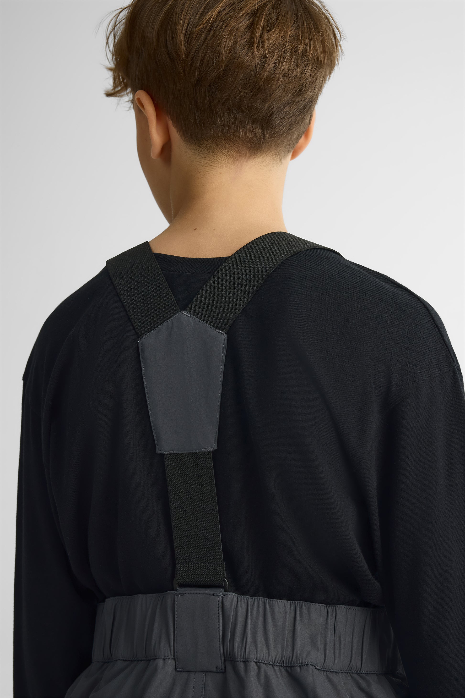 Salopette d'hiver isolée grise - Ado garçon && GRIS FONCE