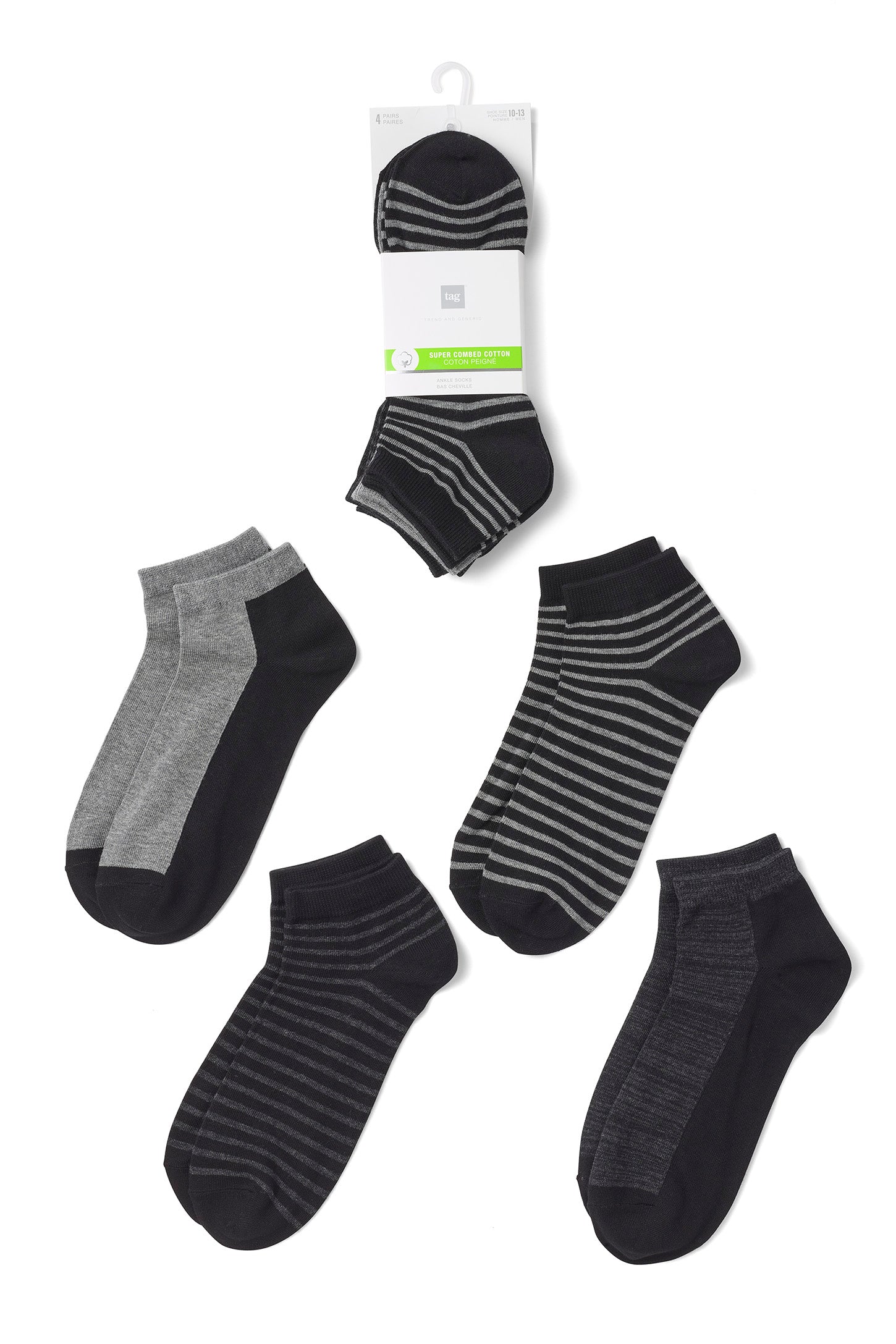 Mens gray ankle sale socks