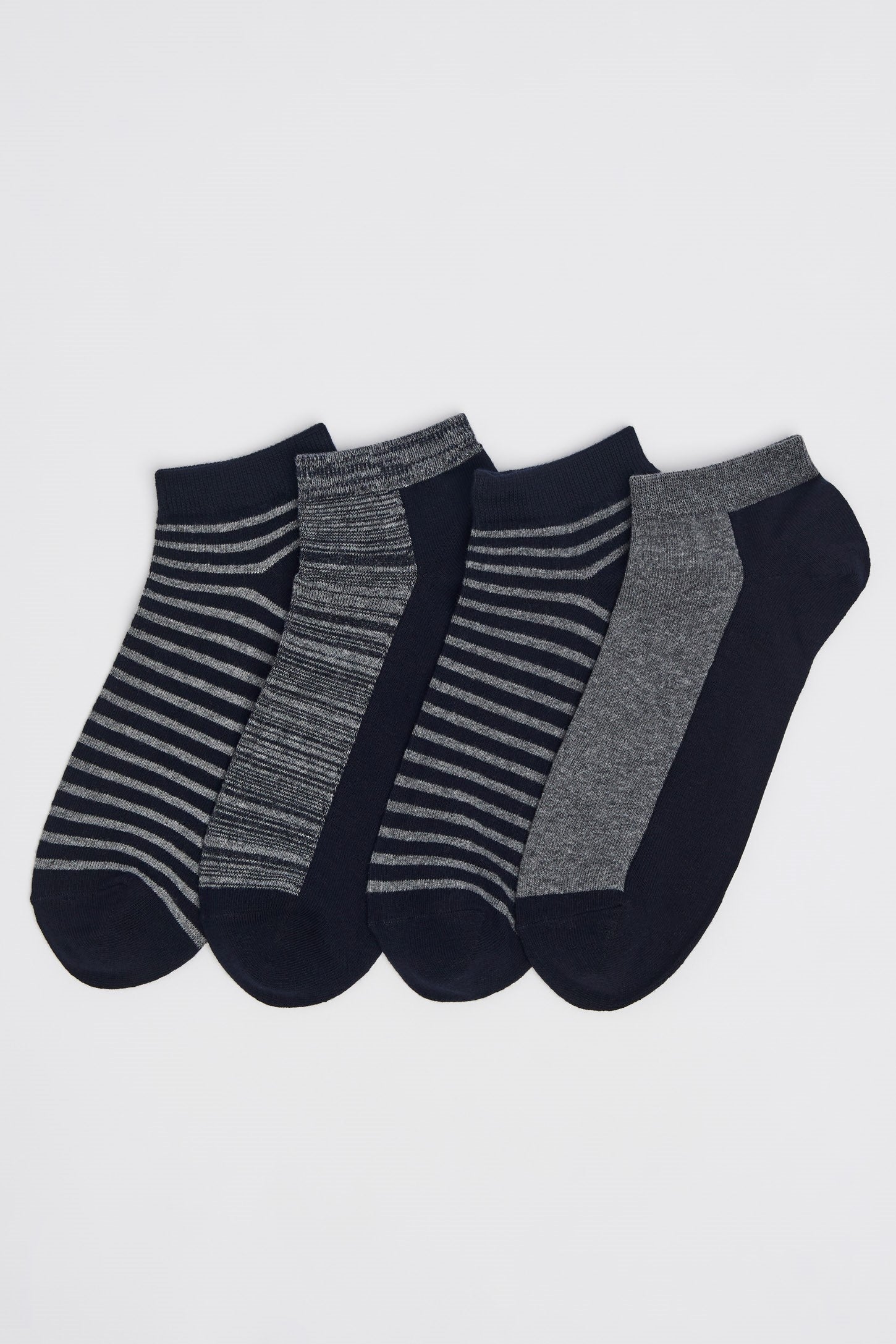Paquet de 4 paires de chaussettes cheville - Homme && COULEUR 2