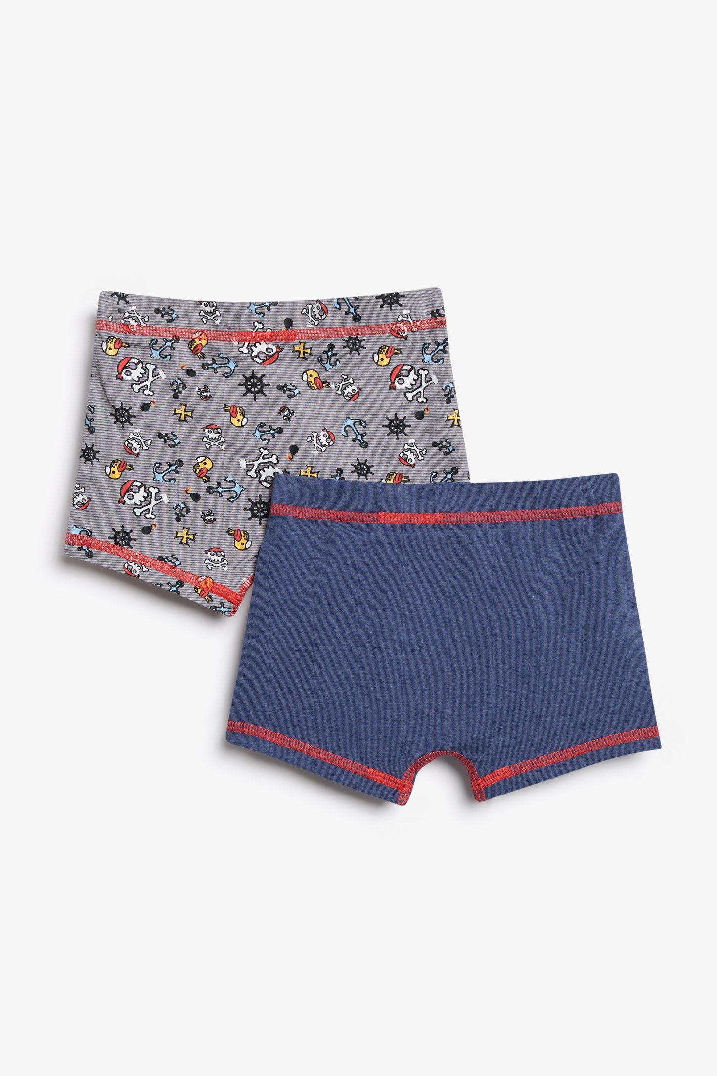 Lot de deux paires de caleçons - Enfant garçon && GRIS PALE