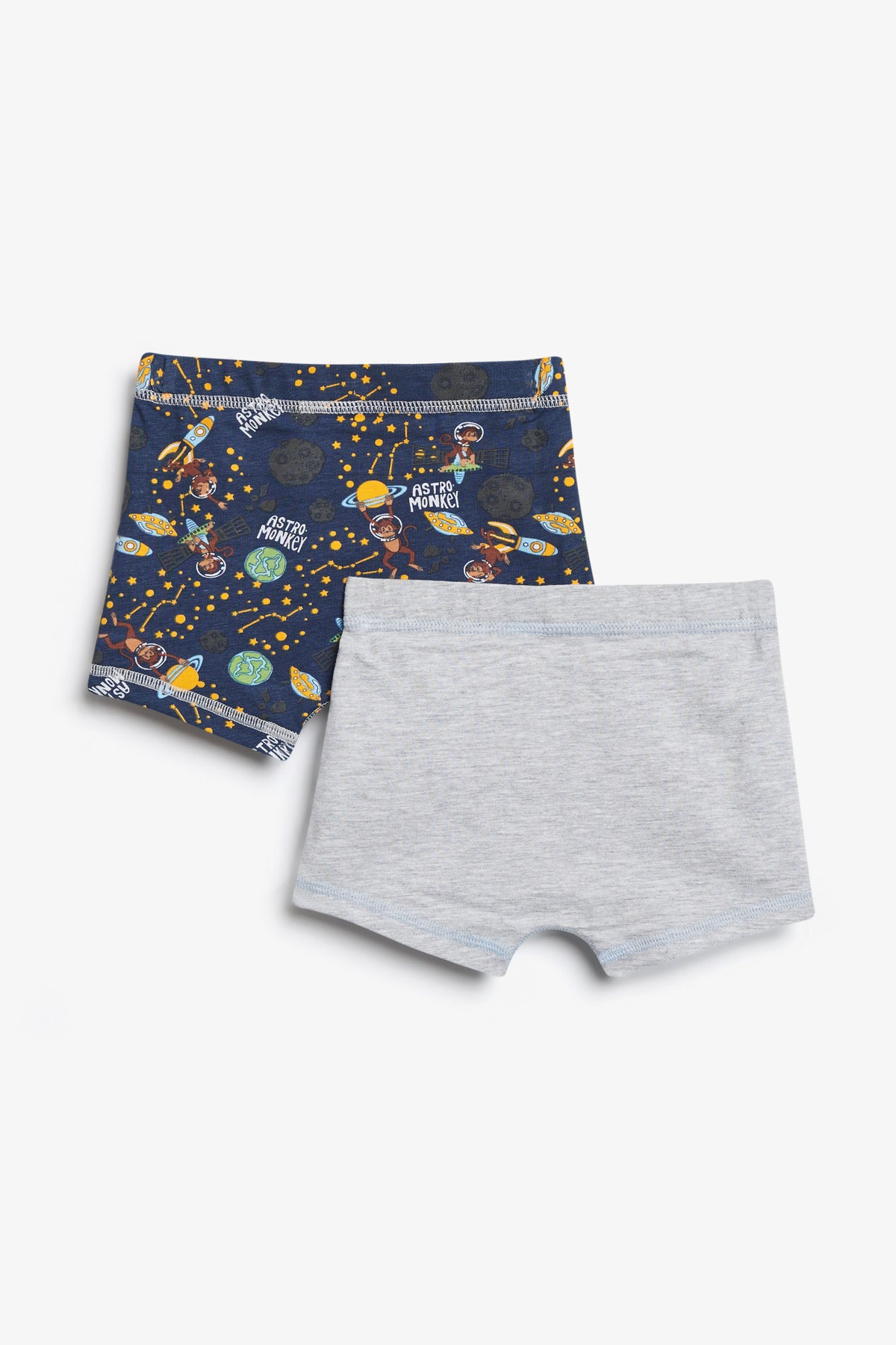 Lot de deux paires de caleçons - Enfant garçon && BLEU NUIT