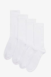 Lot de 4 paires de chaussettes - Homme && BLANC
