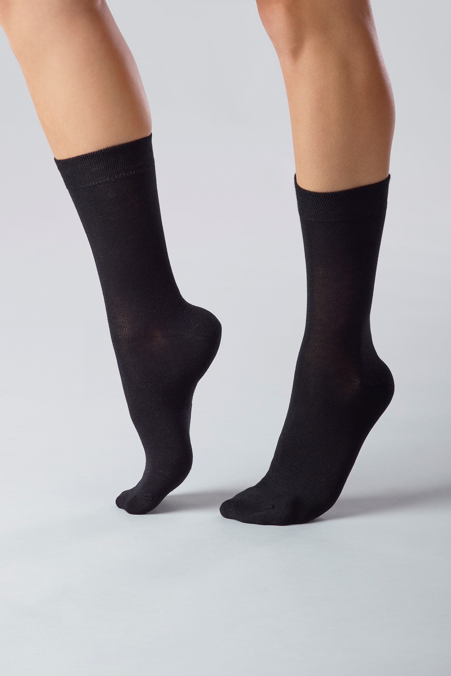 Lot de 3 paires de chaussettes en bambou - Femme && COULEUR 1