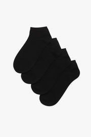 Lot de 4 paires chaussettes en bambou - Femme && COULEUR 1