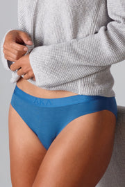 Culotte bikini en bambou, 3/25$ - Femme && BLEU