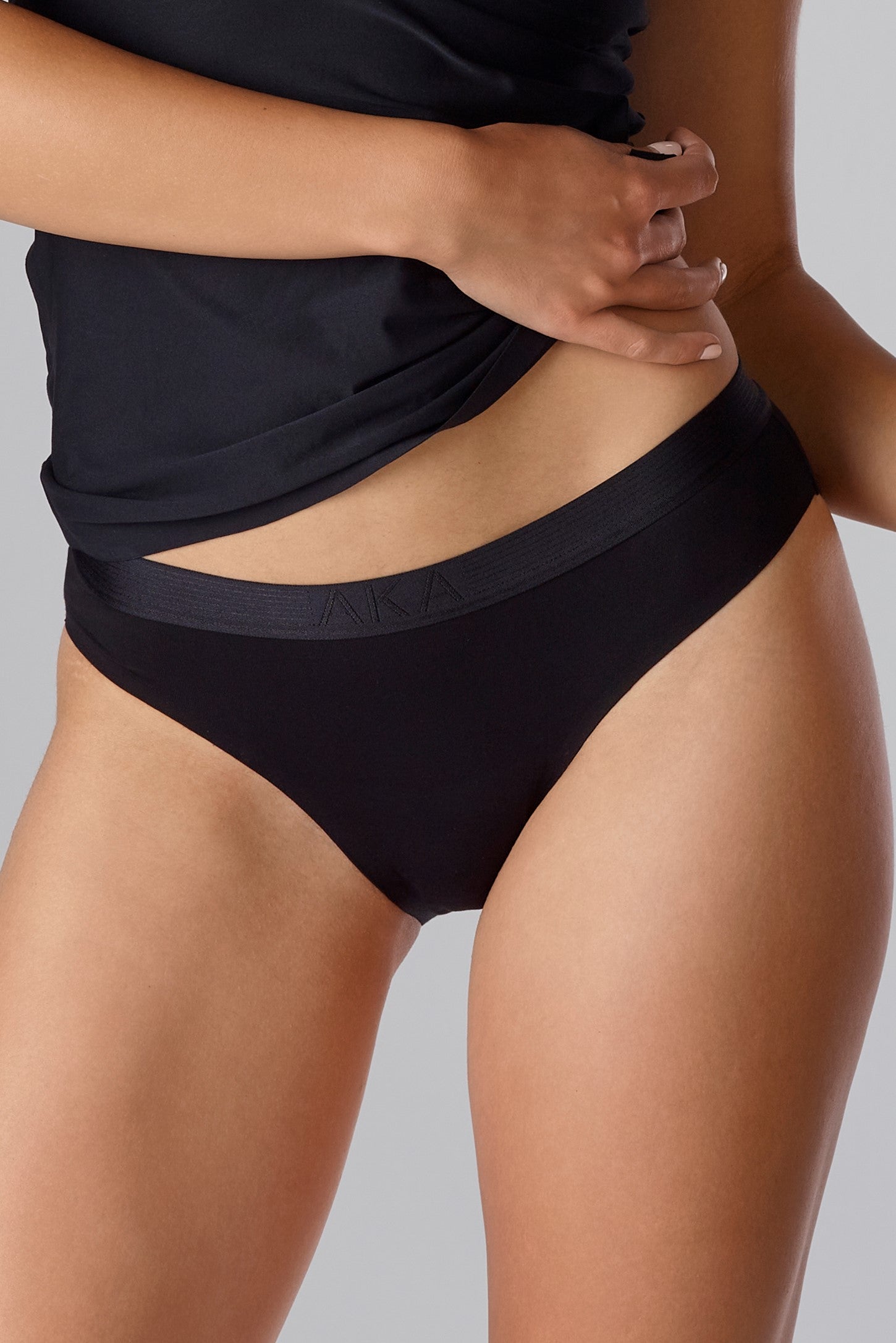 Culotte bikini en bambou, 3/25$ - Femme && NOIR