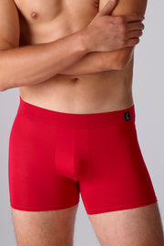 Caleçon long - Homme && ROUGE
