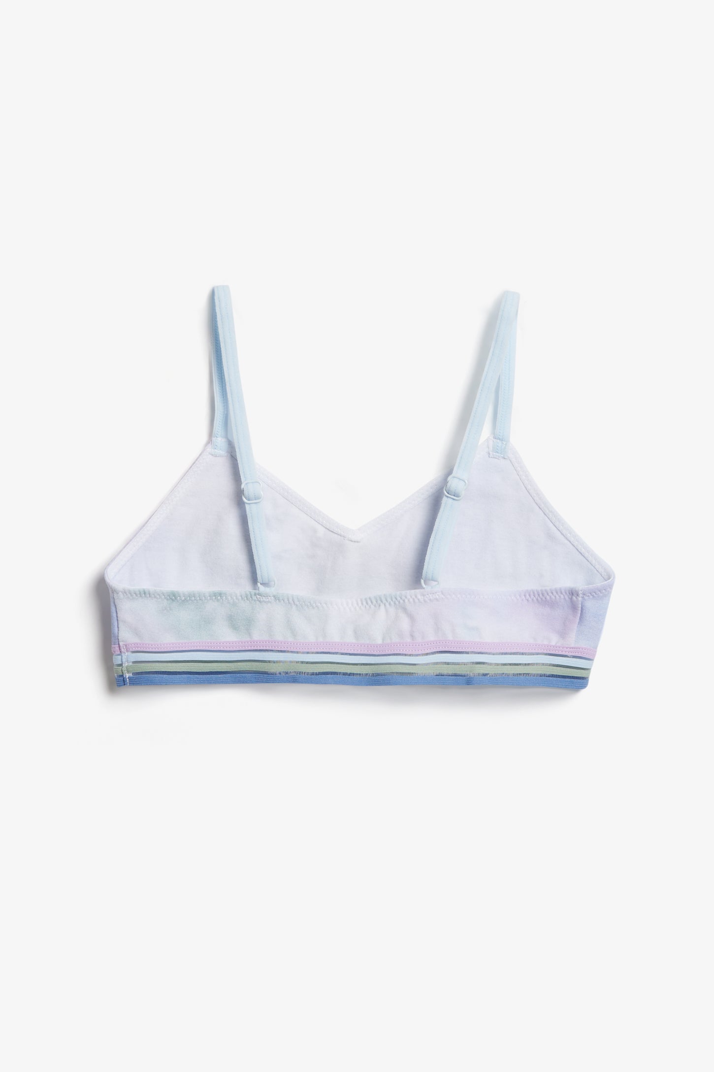 Bralette arc-en-ciel - Ado fille && BLANC/BLEU PALE