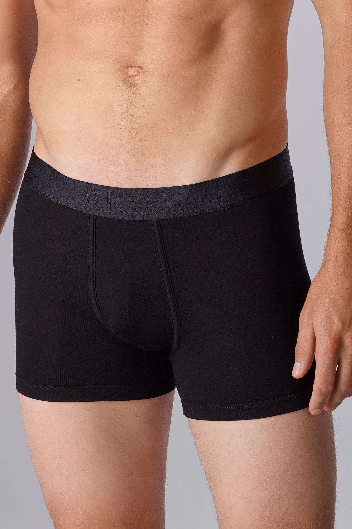 Caleçon long en bambou - Homme && NOIR