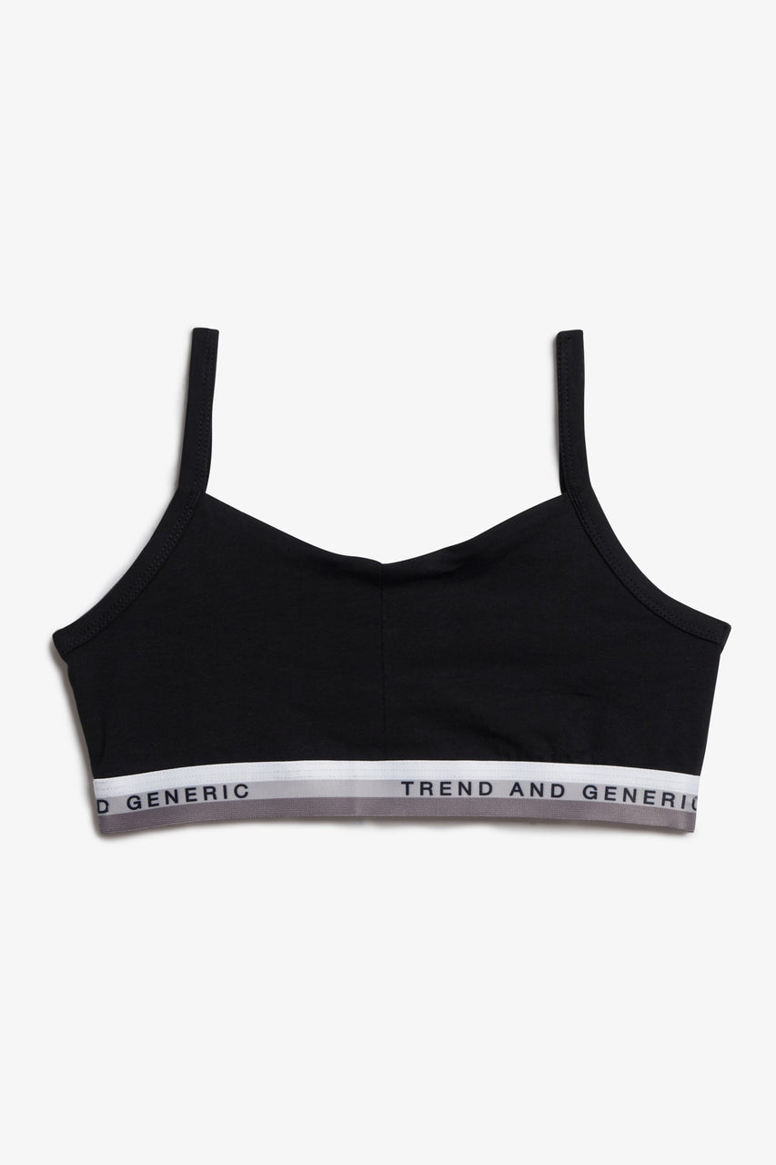 Combed cotton bralette - Teenage girl