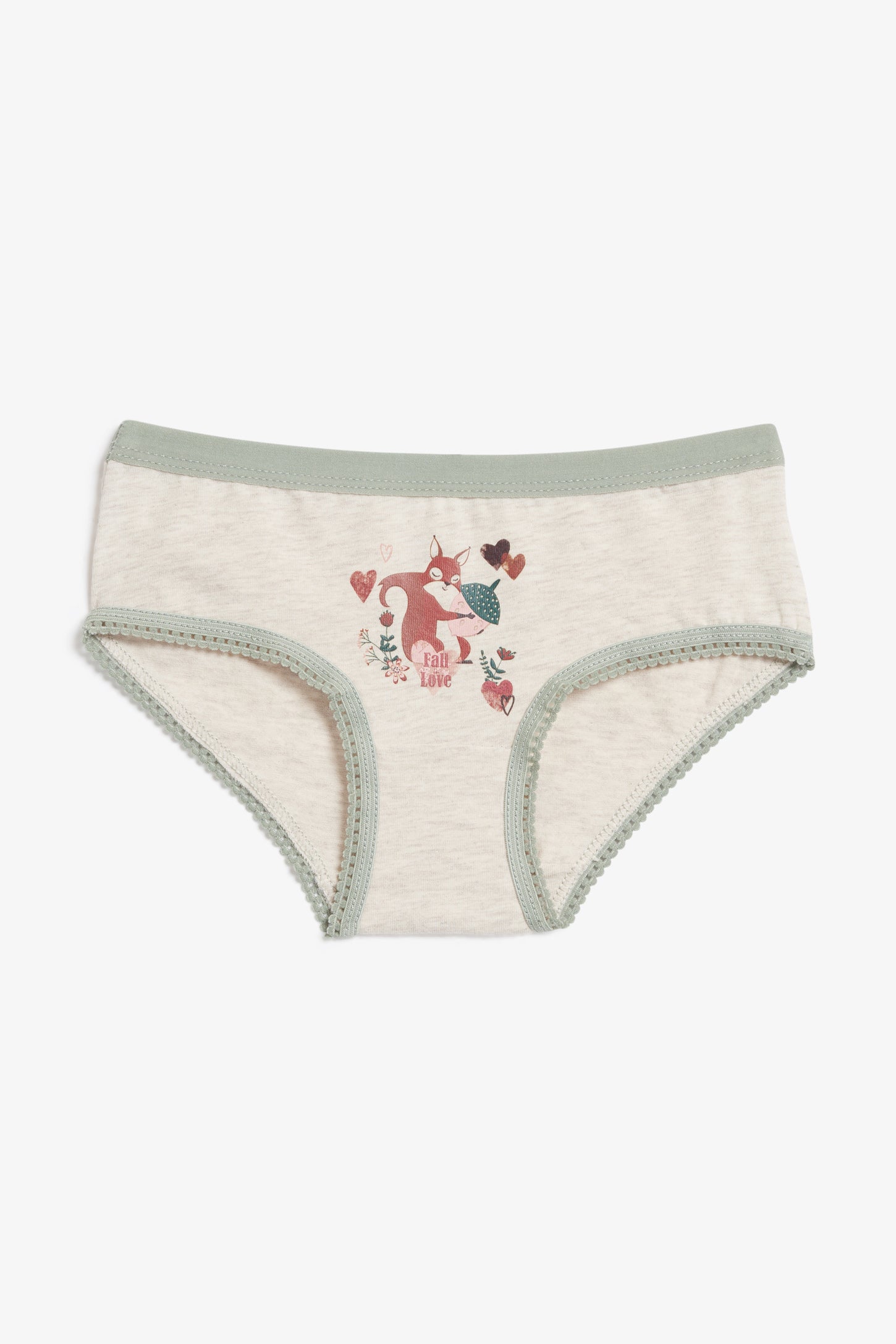 Culotte bikini, 4/20$ - Enfant fille && OATMEAL