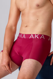 Caleçon long en microfibre - Homme && ROUGE