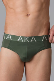Slip en microfibre - Homme && KAKI