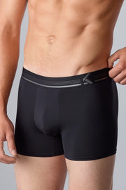Caleçon long en microfibre - Homme && NOIR