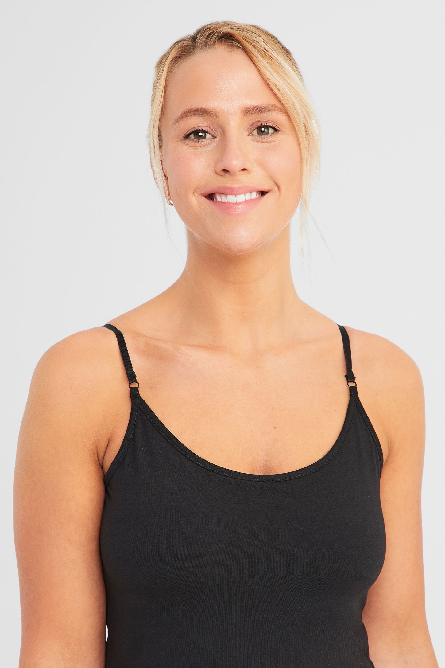 Camisole en coton bio - Femme && NOIR