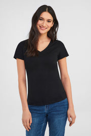 T-shirt en coton bio - Femme && NOIR