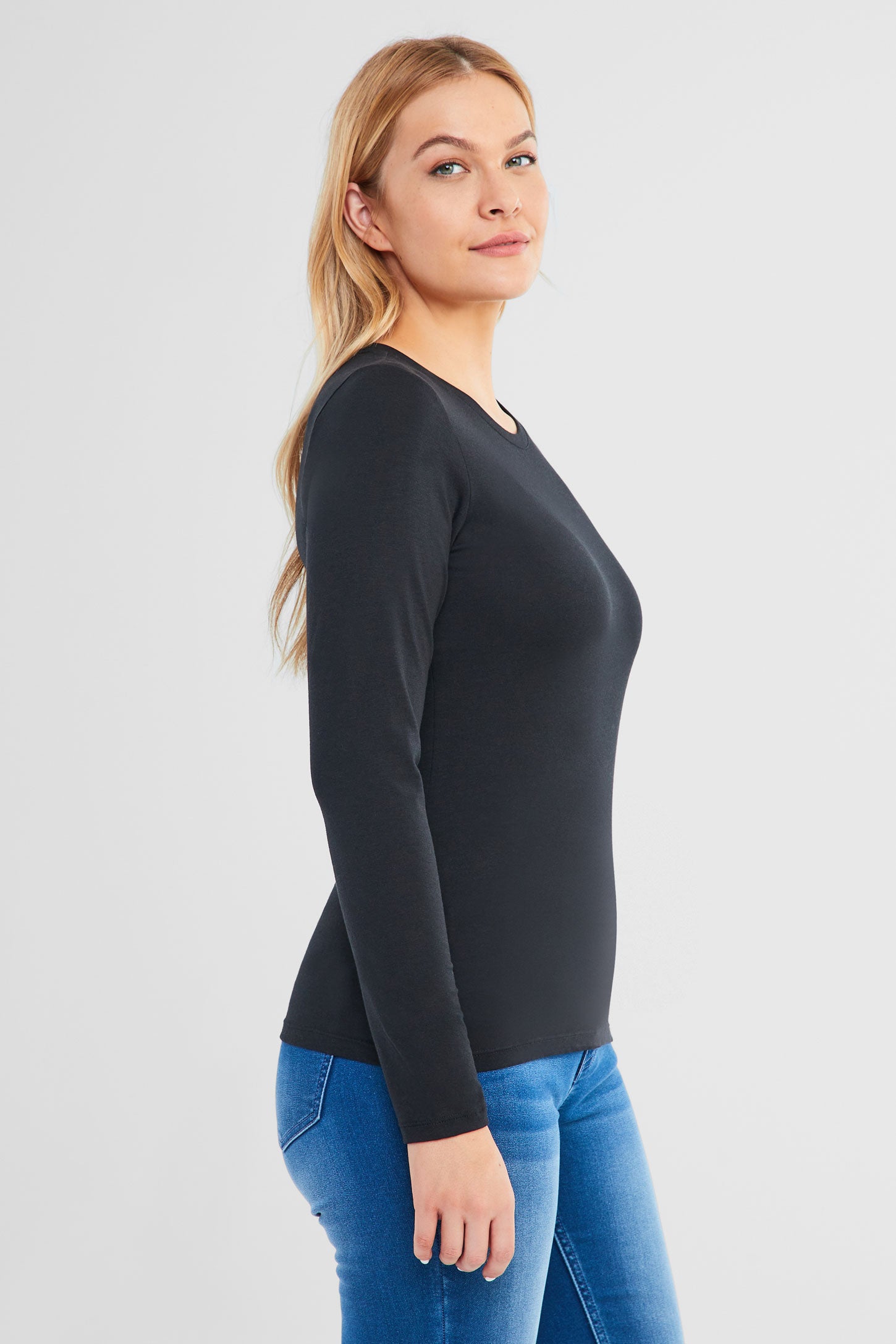 Cotton long sleeve top top